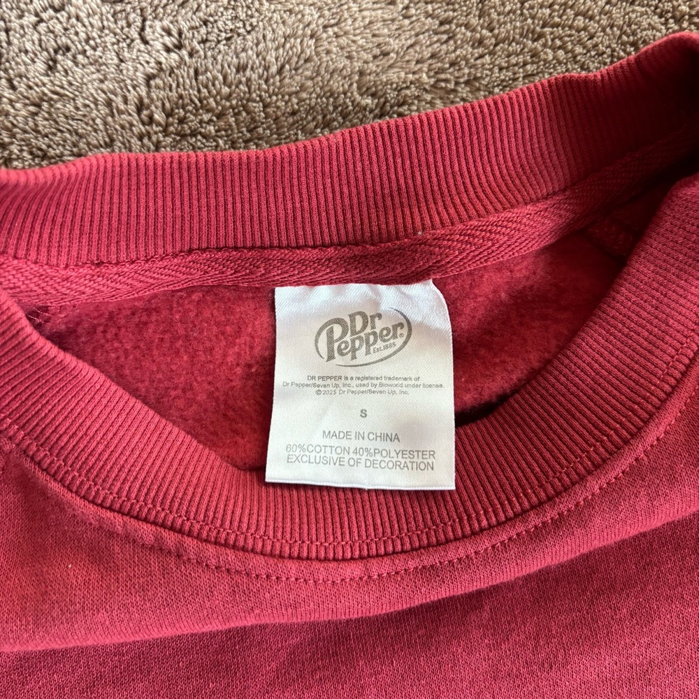 Dr Pepper Sweatshirt - Picture 2 of 6